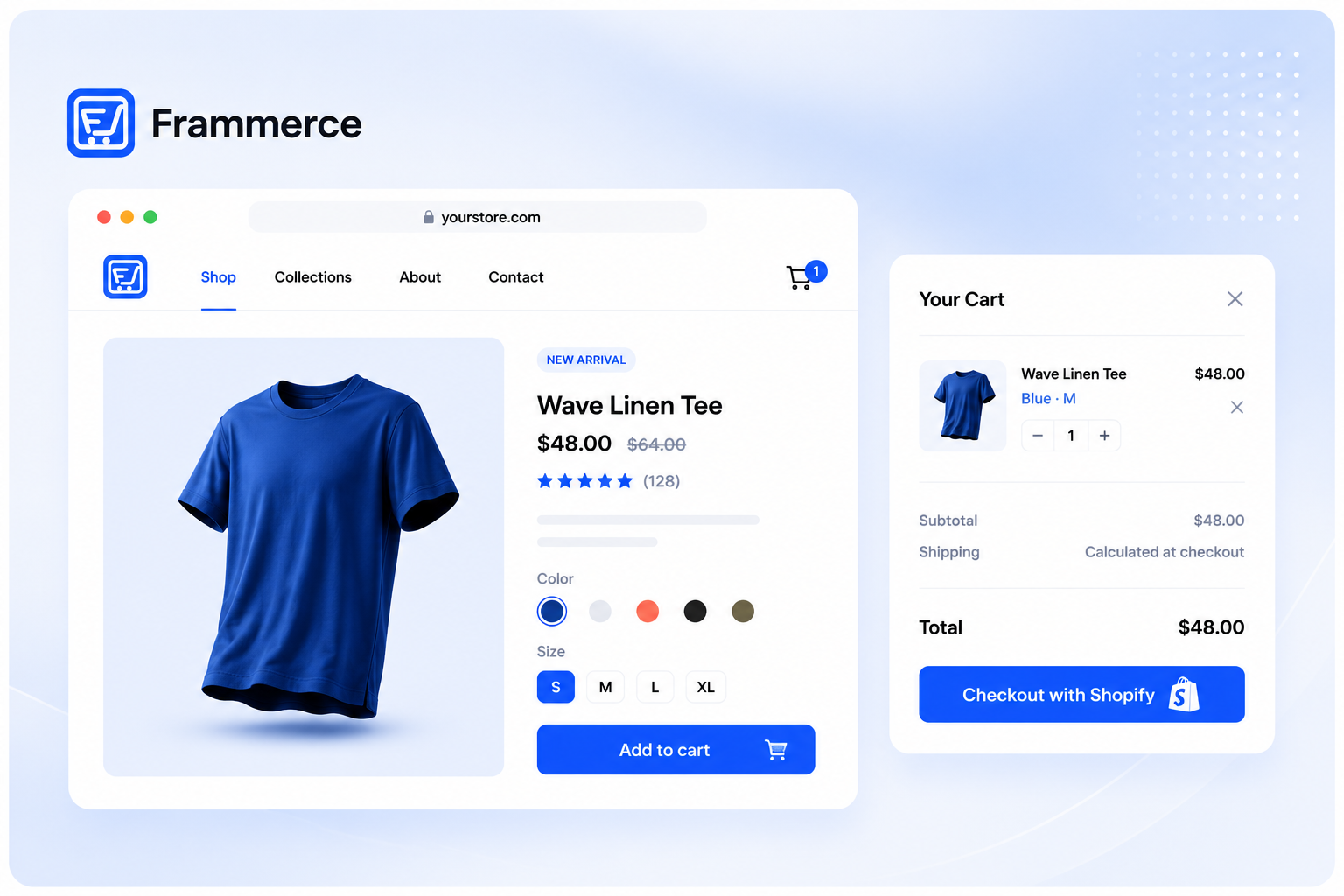 How to build a Framer ecommerce website (with Shopify, no code)