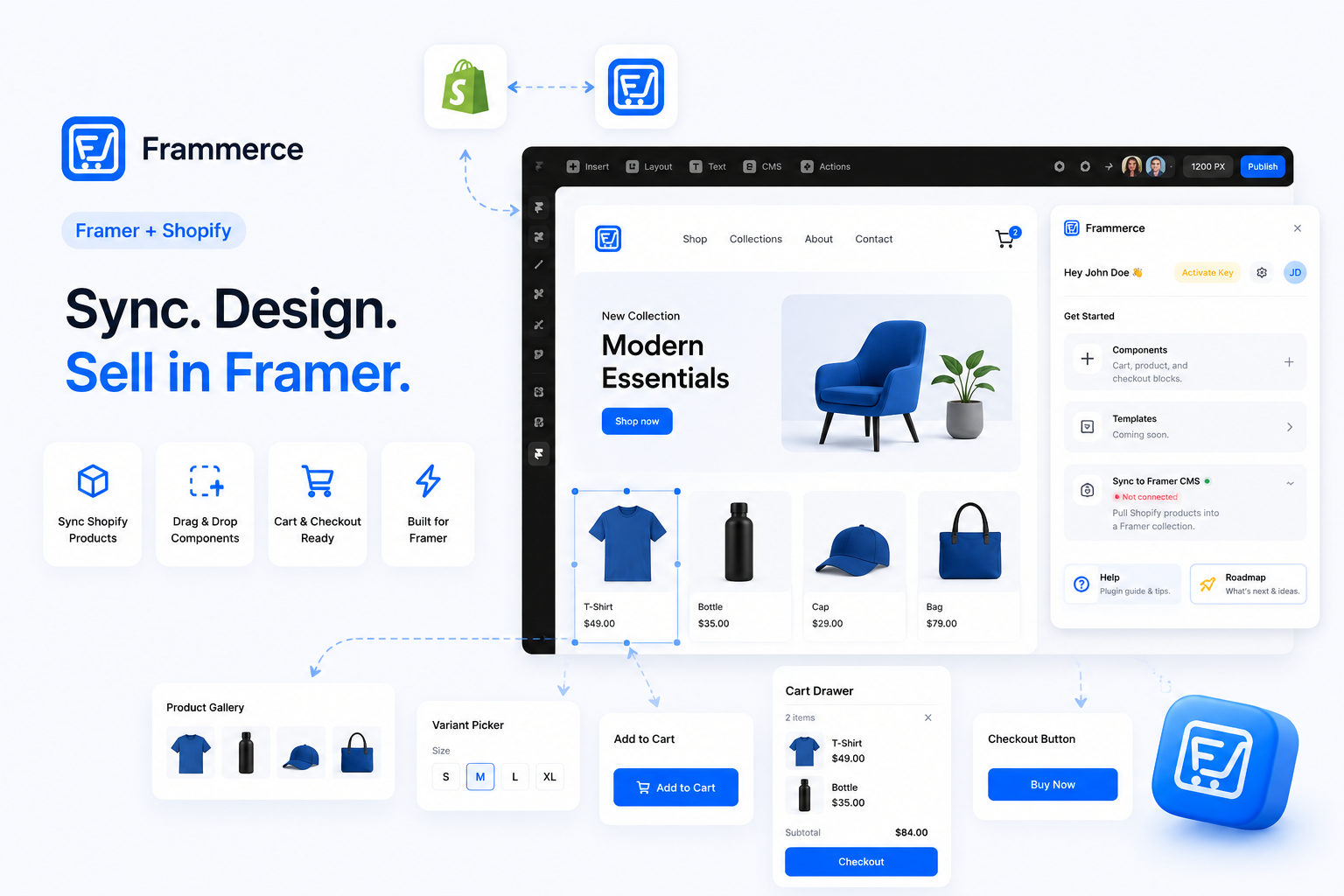 Framer Shopify integration: plugin vs custom build, which should you use?